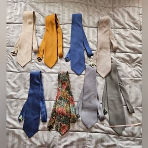 Lot of 8 Vintage Geoffrey Beene Neckties